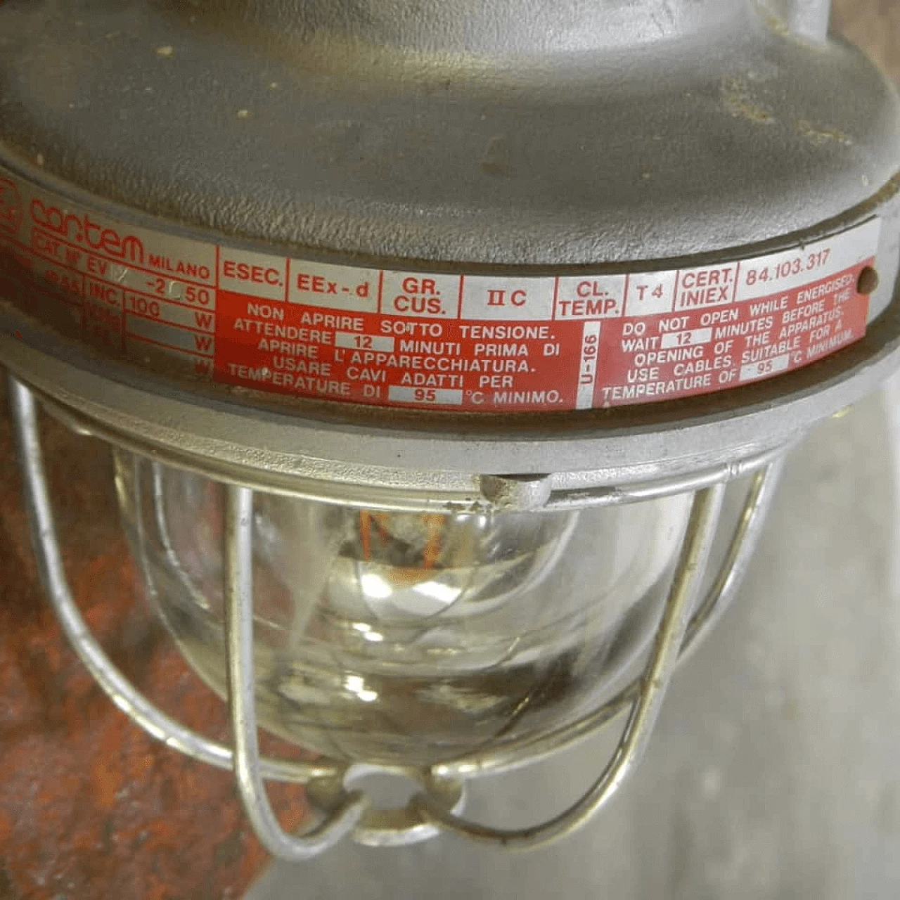 Industrial lamp, company Cantem, 70's 1061445