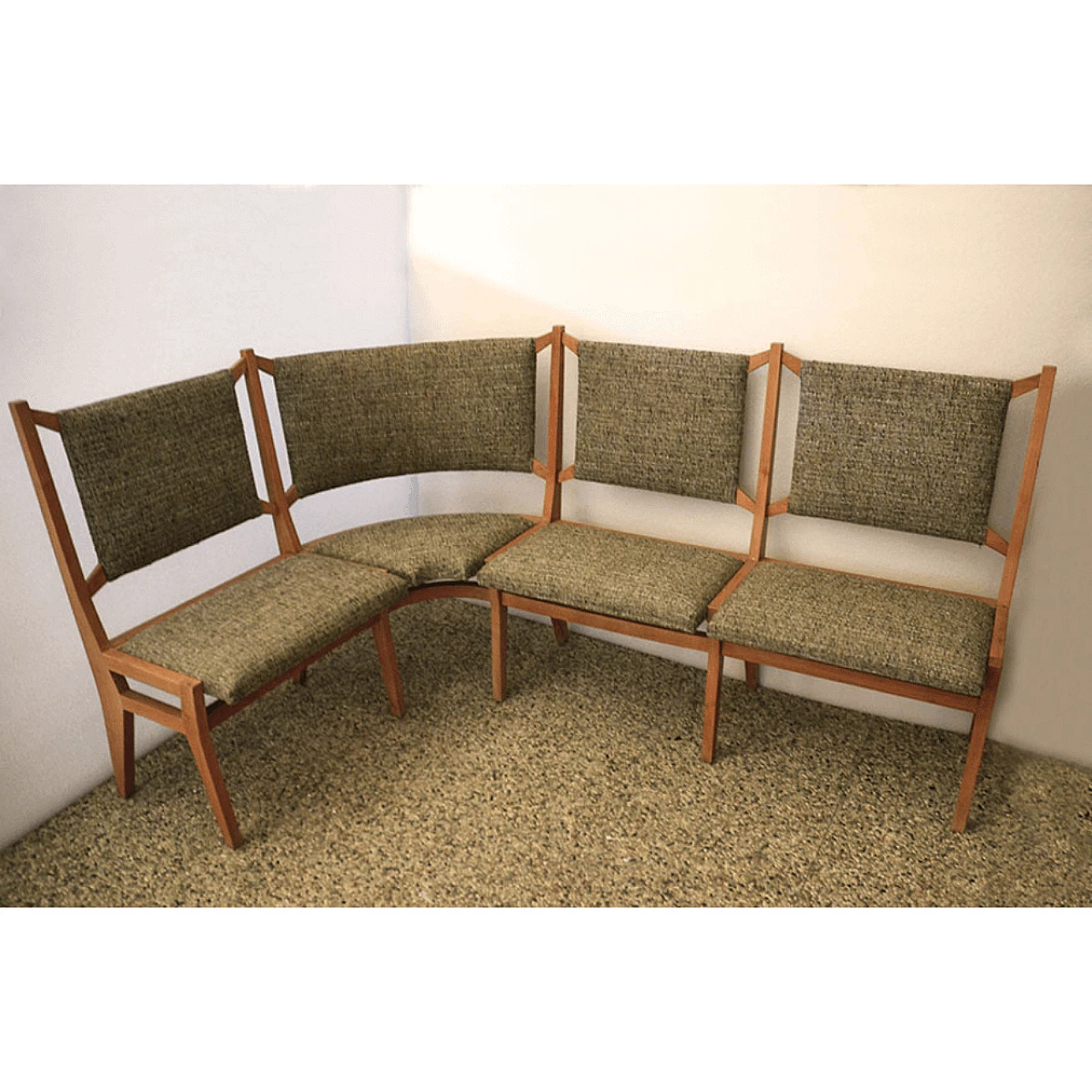 Divano Angolare Anni '50 Produzione Italiana 1061511