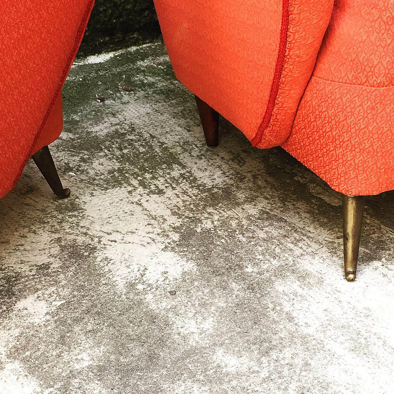 Pair of Italian Armchairs in the Spirit of ISA-BERGAMO 1061707