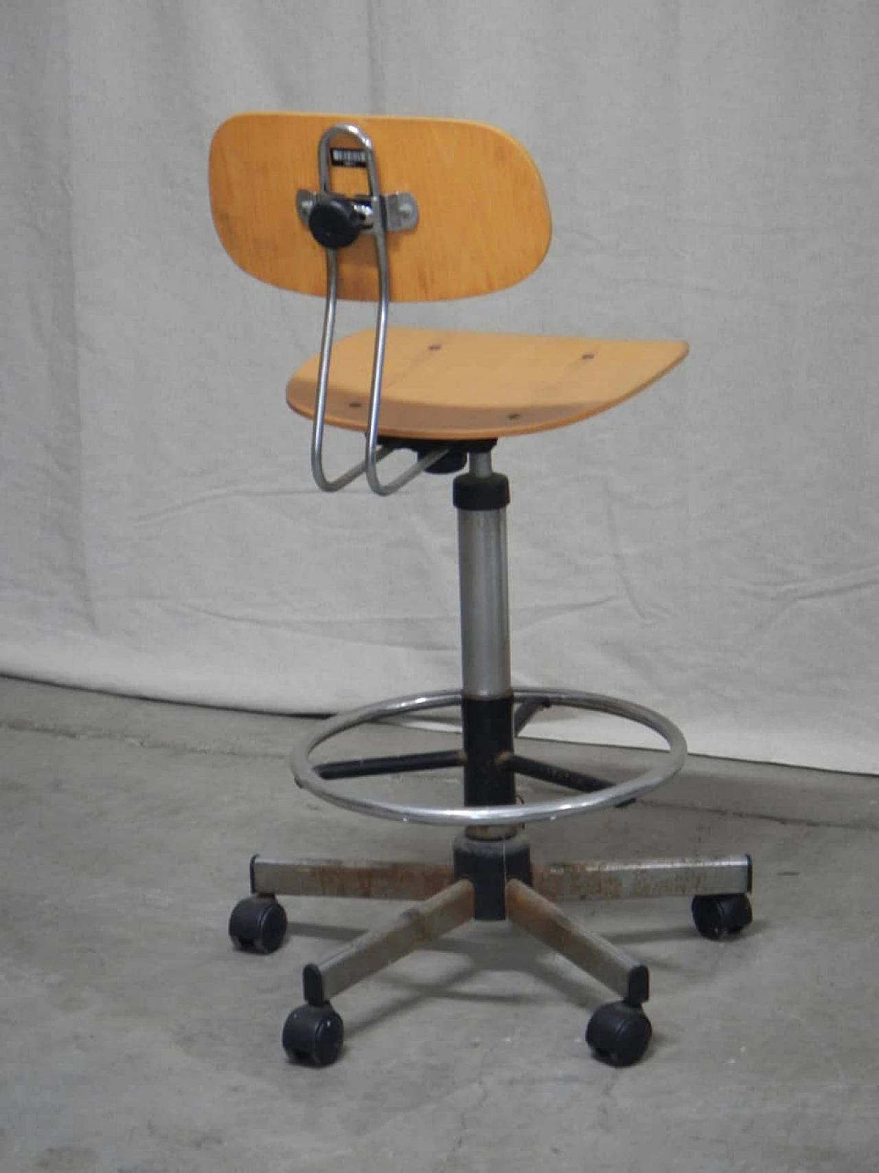 4 office stools, 80s 1062116