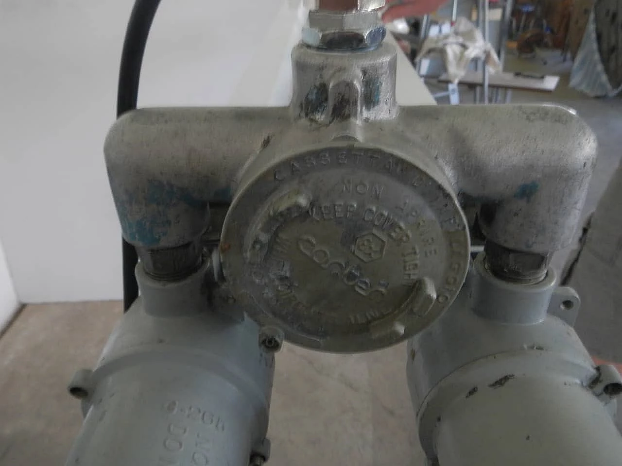 Lampade a neon industriali, ditta Cartem Milano, anni '50 1062246