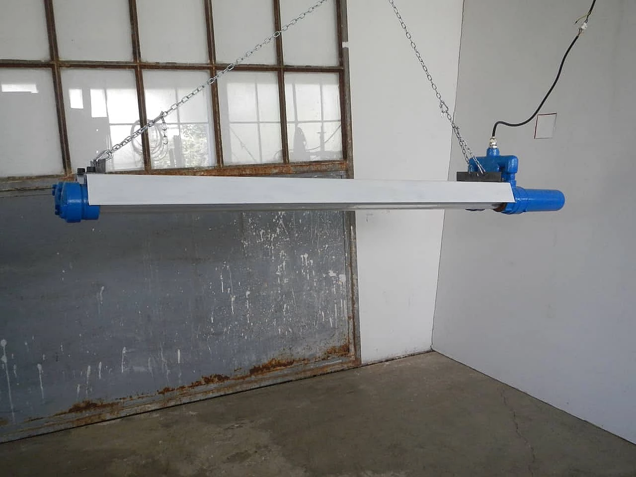 Lampade a neon industriali, ditta Cartem Milano, anni '50 1062251