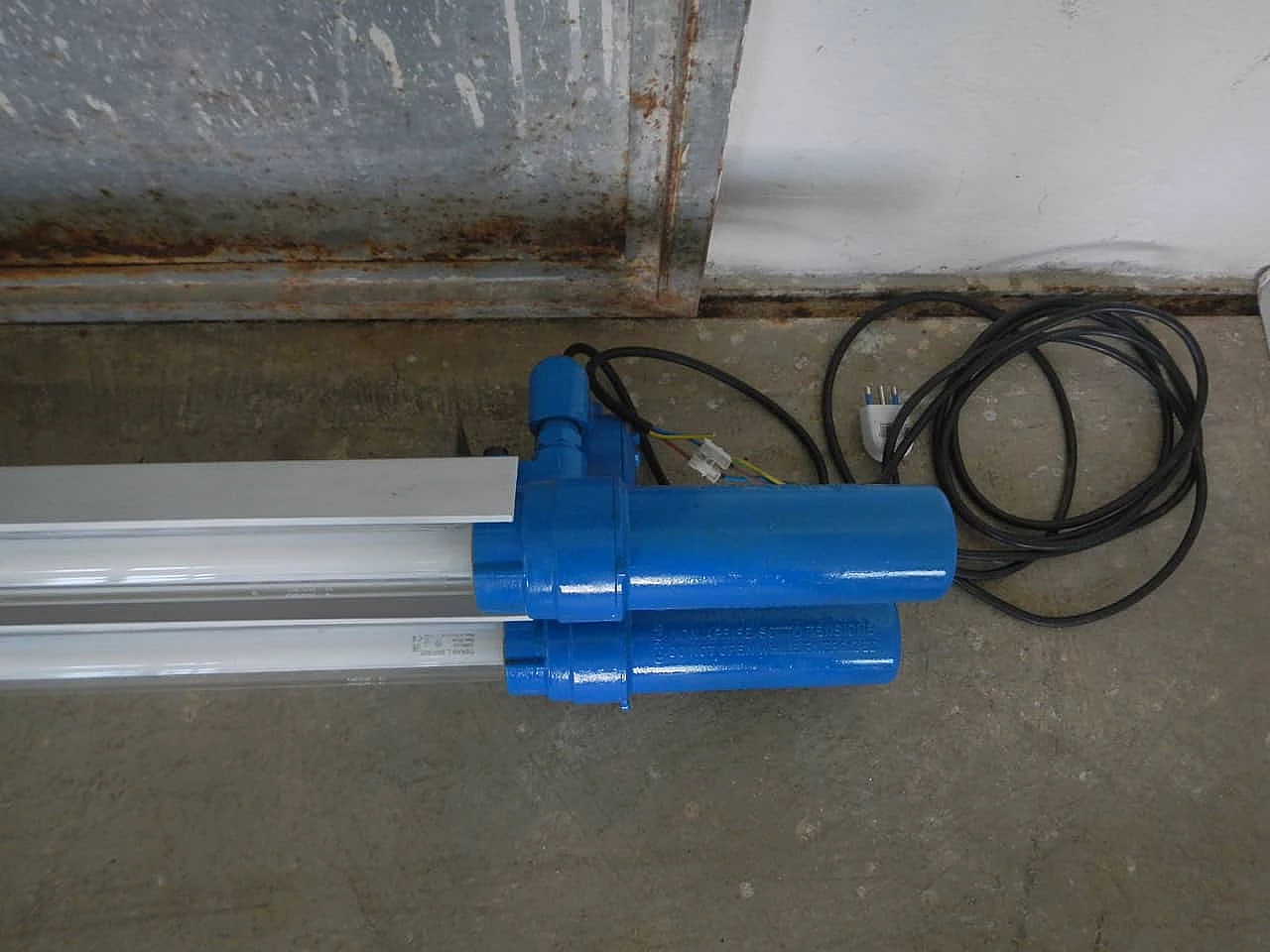 Lampade a neon industriali, ditta Cartem Milano, anni '50 1062255