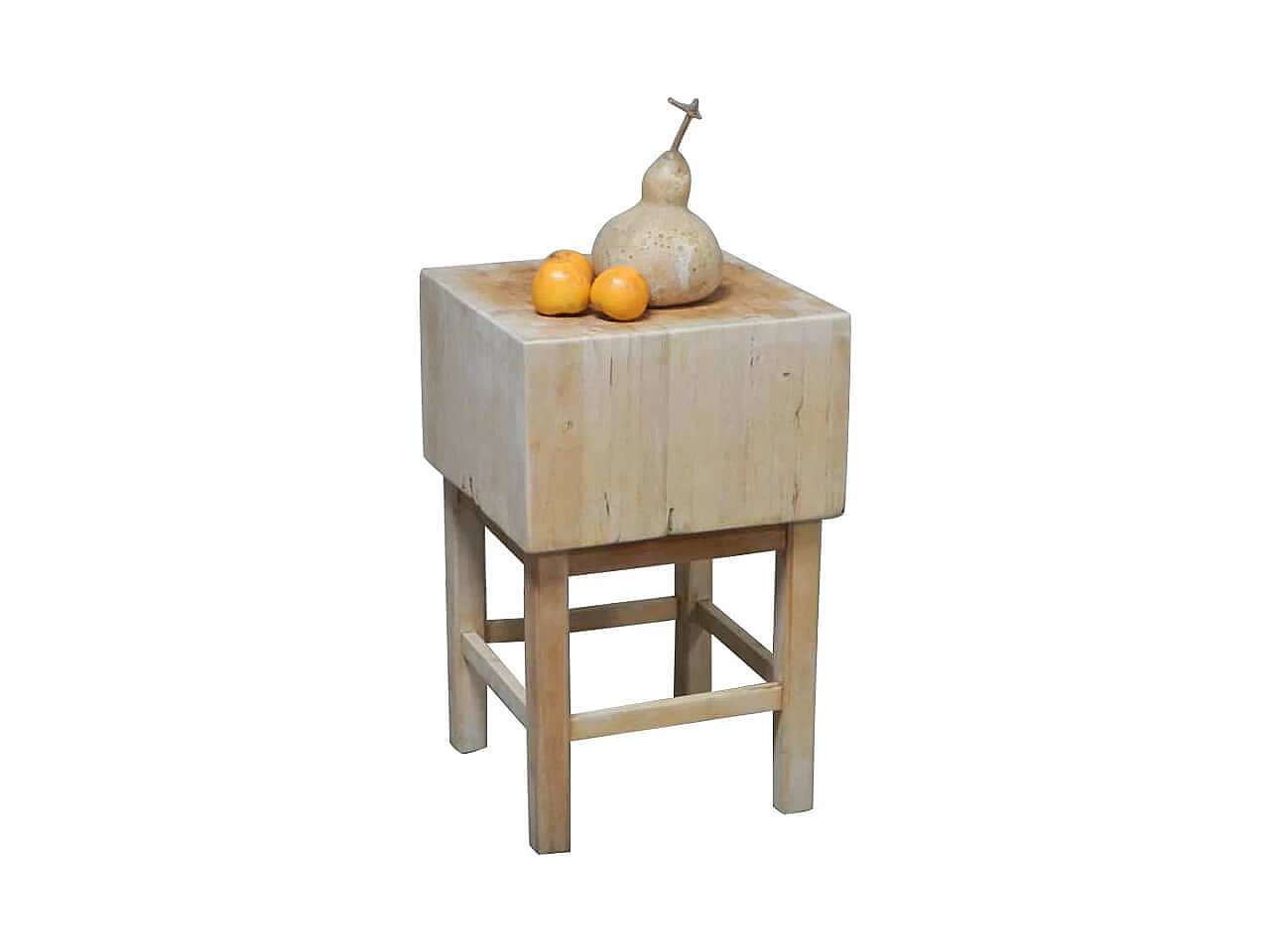 Ceppo per cucina, in legno di betulla, anni '70 1062256