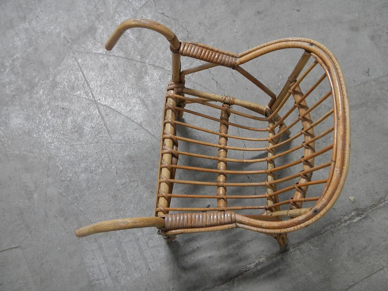 Wicker child's armchair, 1970s 1062825