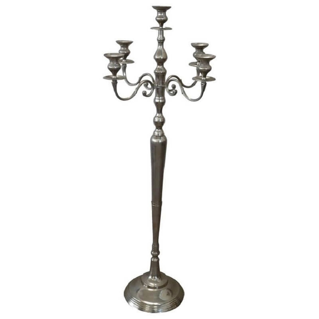 Grande candelabro in metallo, '900 1062878