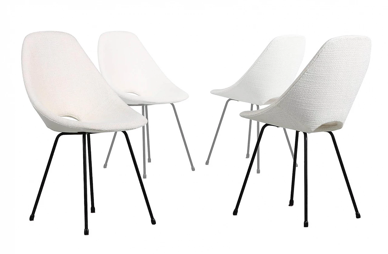 4 Medea Chairs  by Vittorio Nobili per i fratelli Tagliabue 1063074