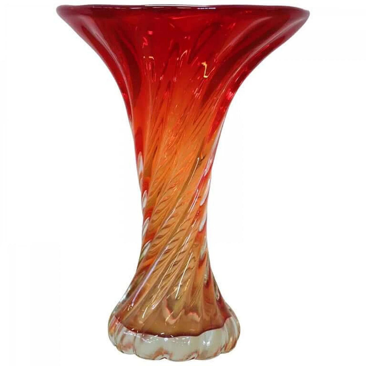 Vaso in vetro di murano, anni ’60 1063237