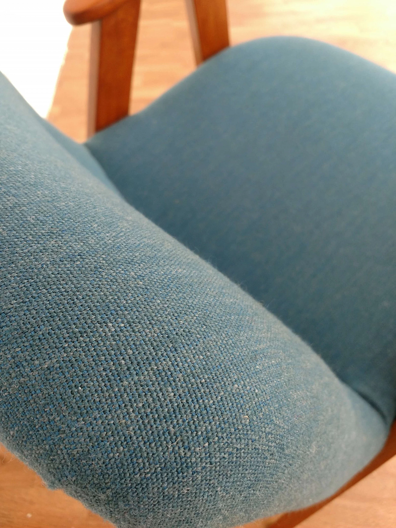 Lounge chair, wool by Akira Minagawa, 60's 1063832