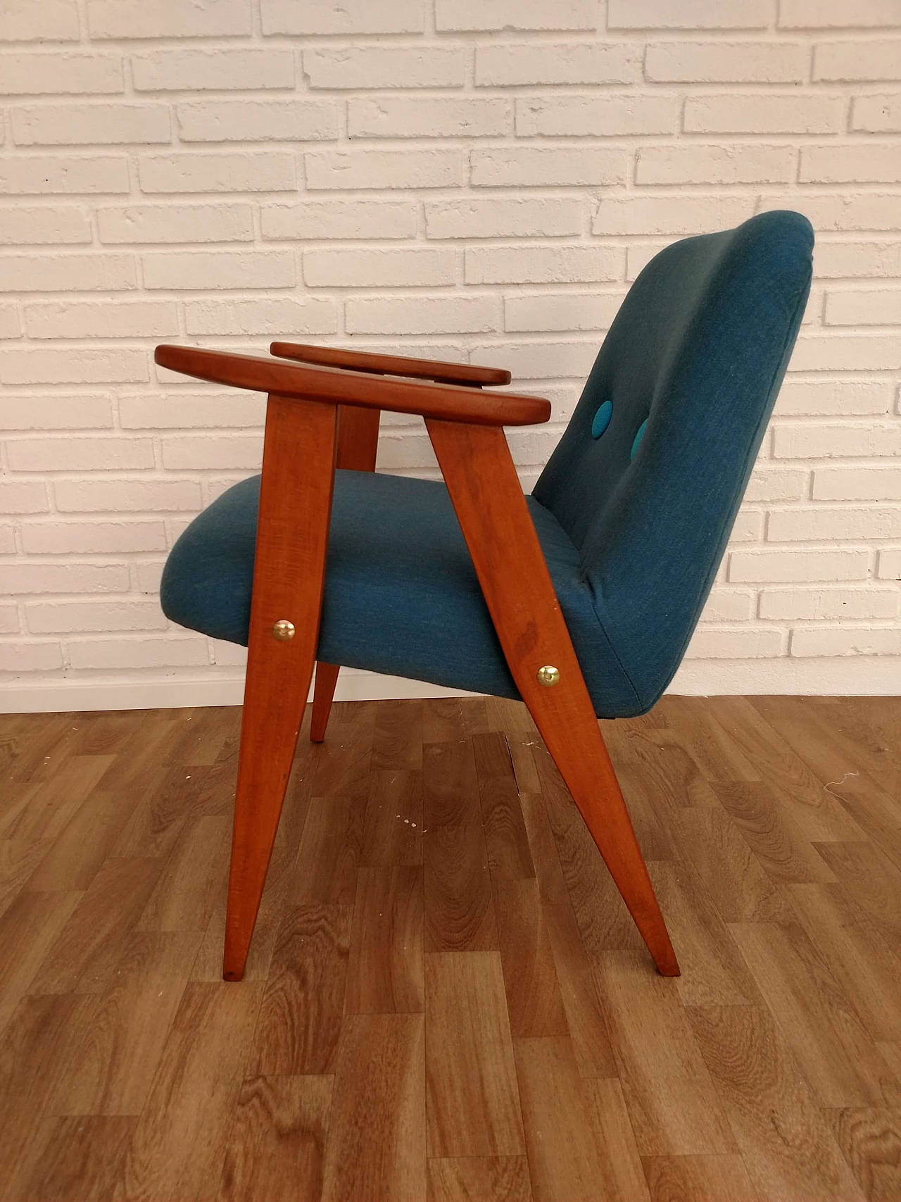 Lounge chair, wool by Akira Minagawa, 60's 1063835