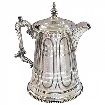 Antique silver plated pitcher brand Rogers Smith & Co, 1865