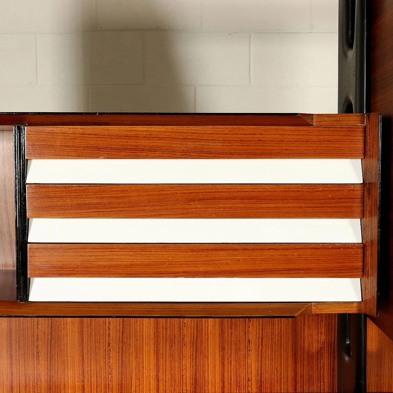 Living room furniture in rosewood and other woods, '60s 1064190