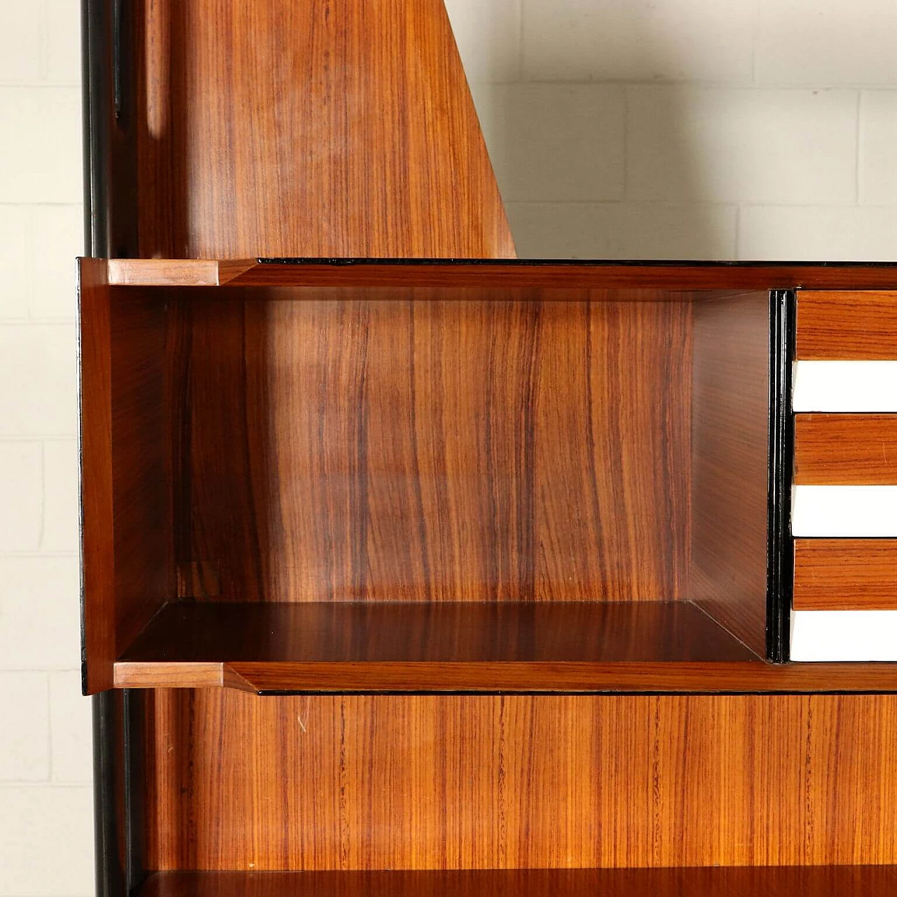 Living room furniture in rosewood and other woods, '60s 1064191