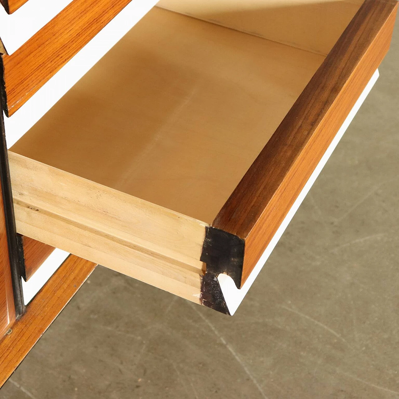 Living room furniture in rosewood and other woods, '60s 1064198