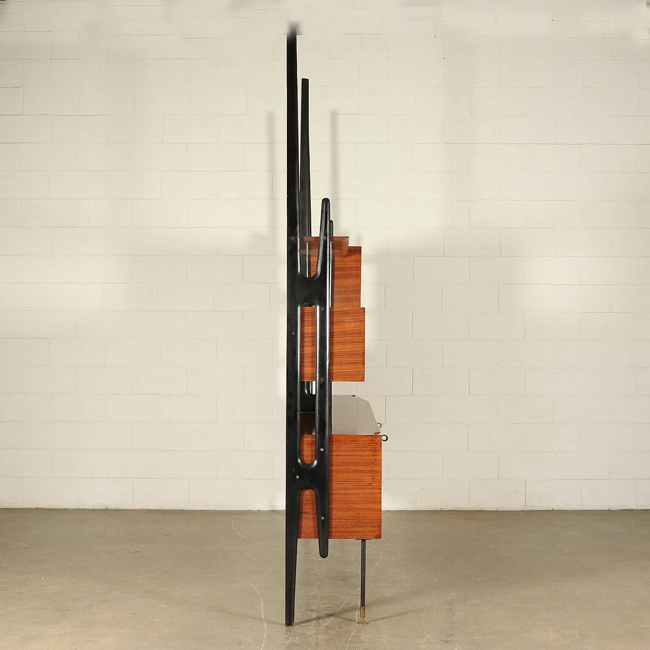 Living room furniture in rosewood and other woods, '60s 1064203