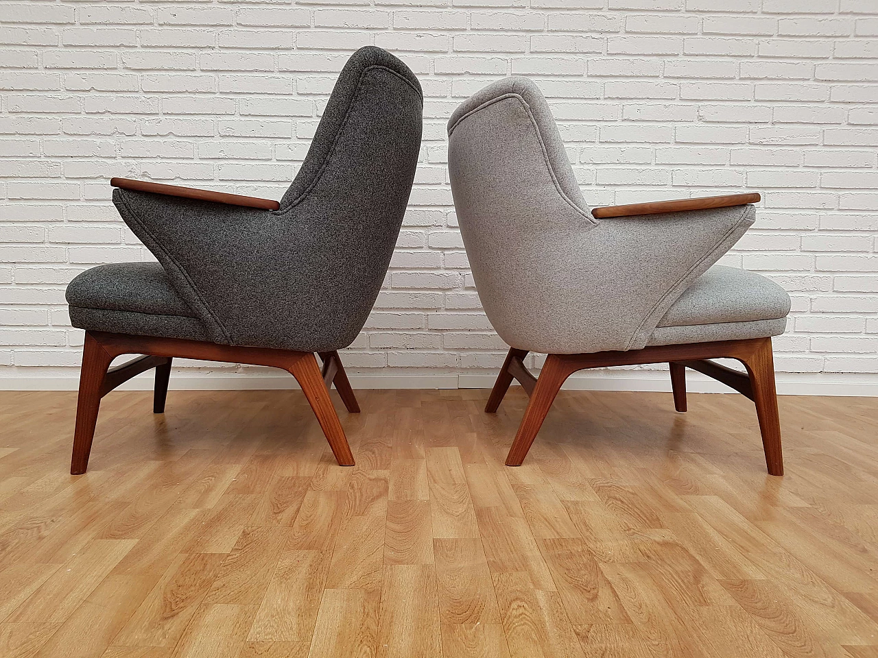 Danish design armchairs, 60s, completely restored 1064680