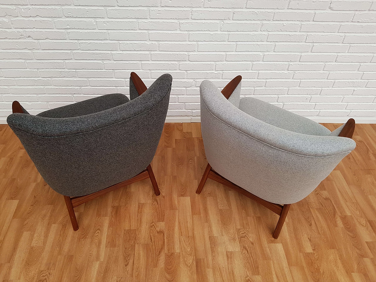 Danish design armchairs, 60s, completely restored 1064681