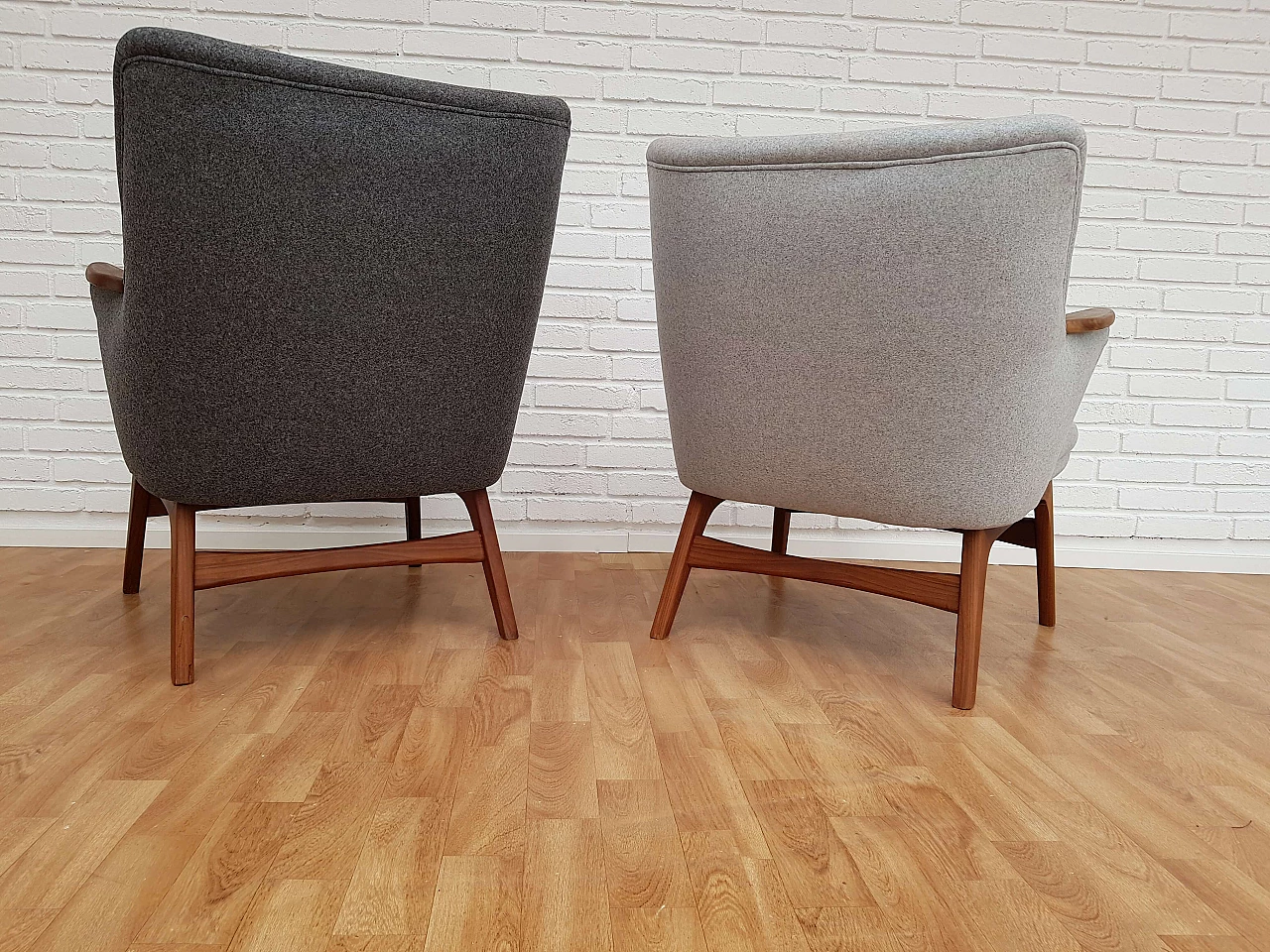 Danish design armchairs, 60s, completely restored 1064682