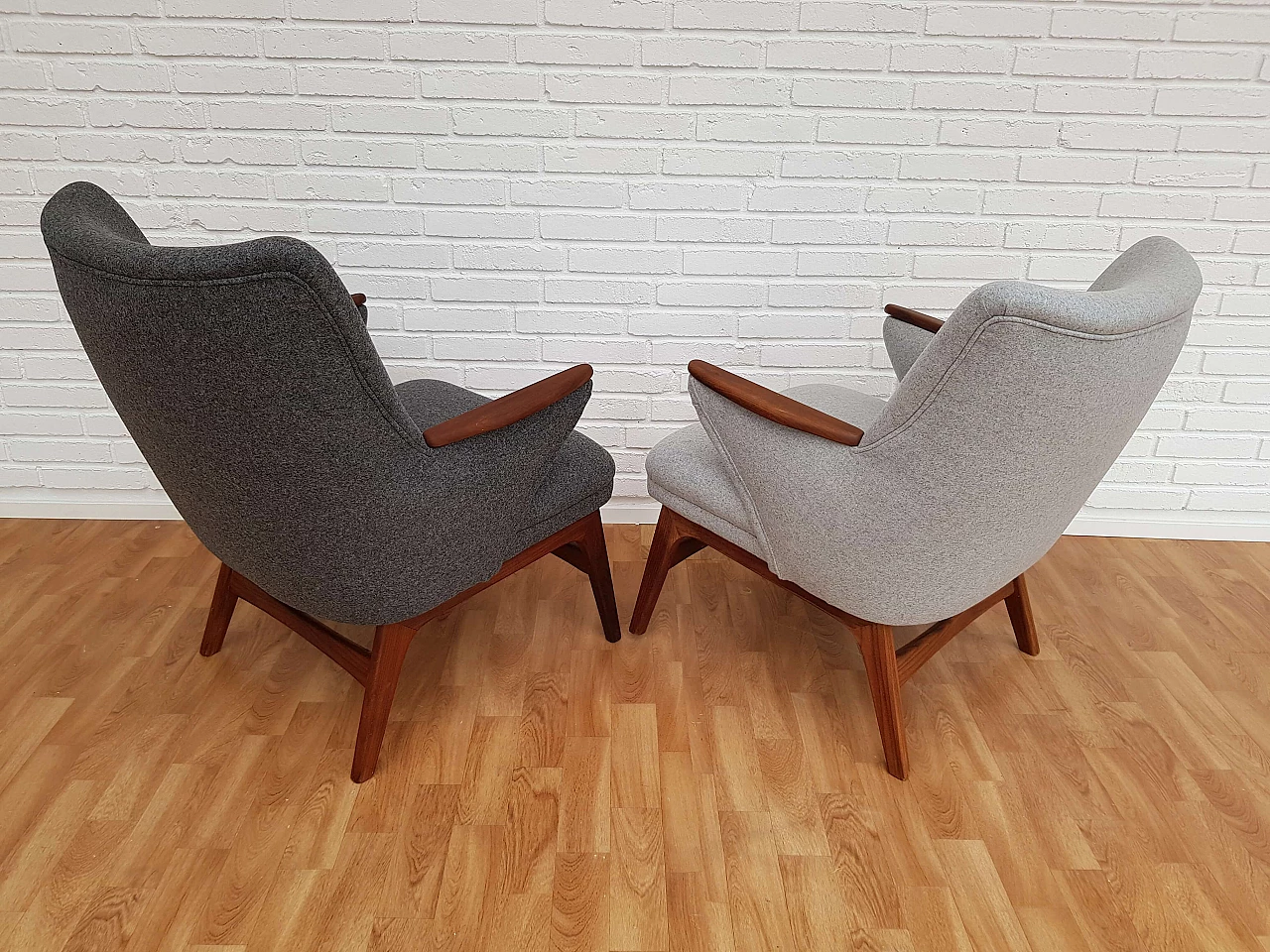 Danish design armchairs, 60s, completely restored 1064683