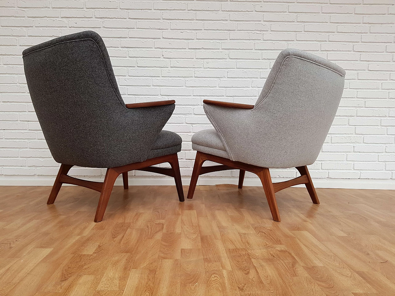 Danish design armchairs, 60s, completely restored 1064684