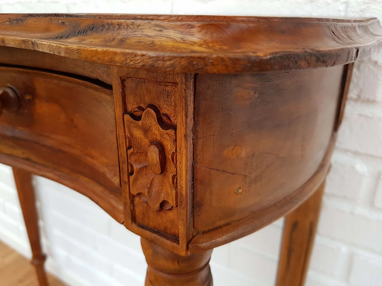 Side table, danish design, 50s, teak wood, drawers 1064968