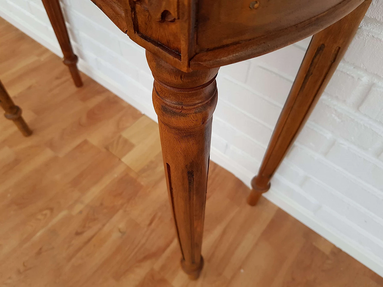 Side table, danish design, 50s, teak wood, drawers 1064970