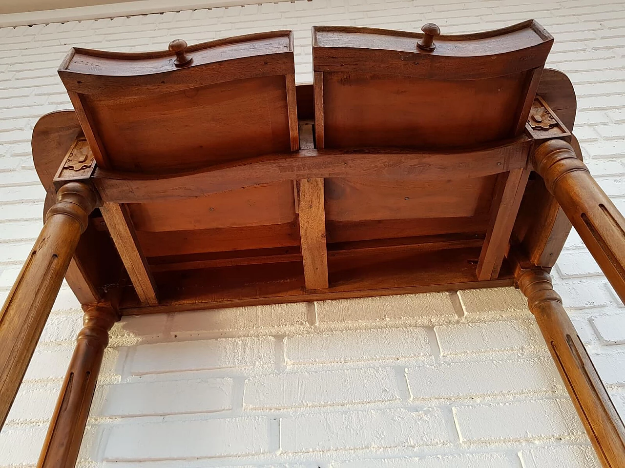 Side table, danish design, 50s, teak wood, drawers 1064975