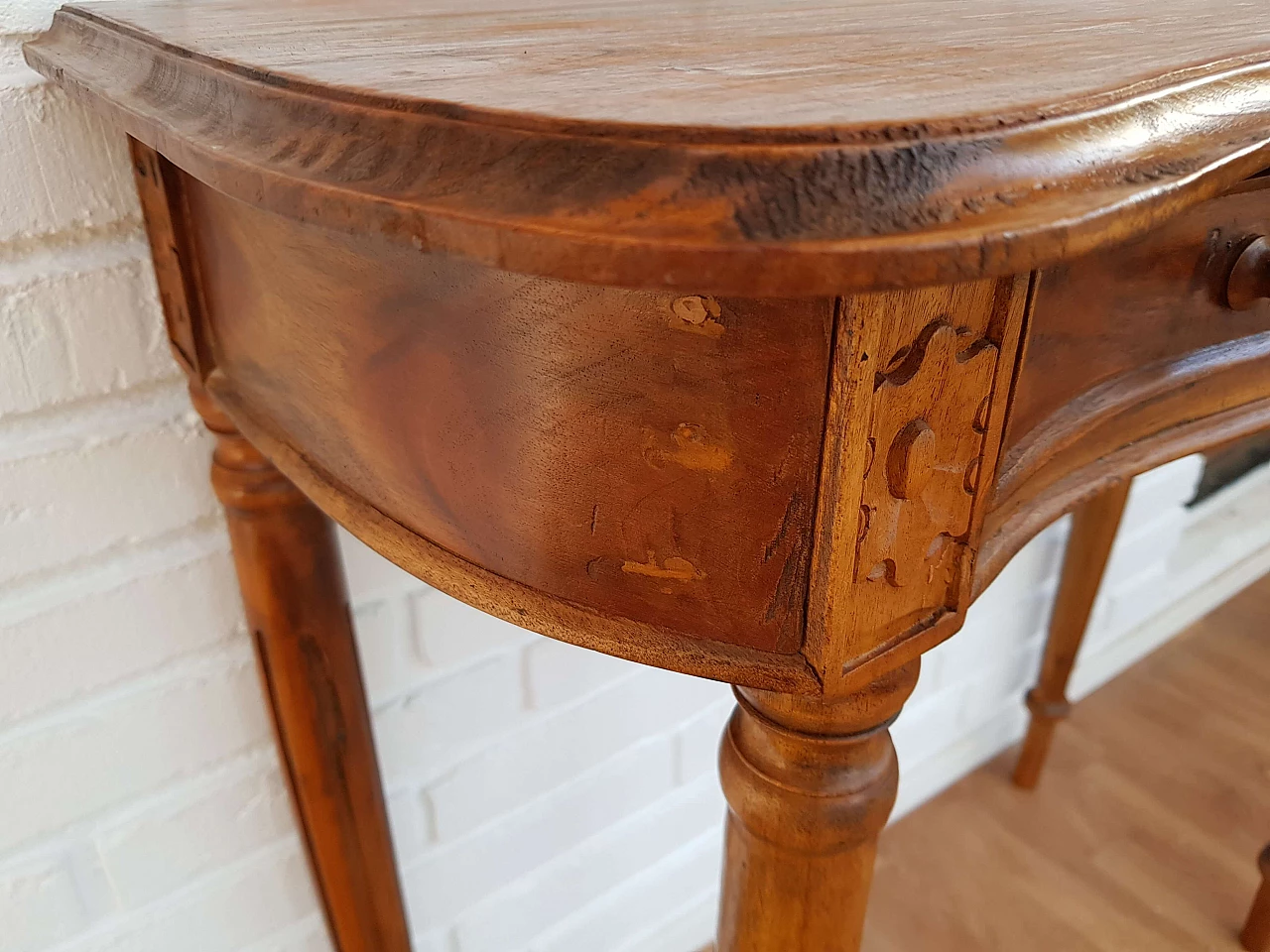 Side table, danish design, 50s, teak wood, drawers 1064976