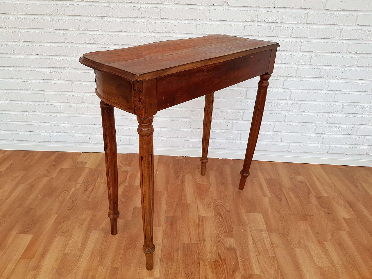 Side table, danish design, 50s, teak wood, drawers 1064977