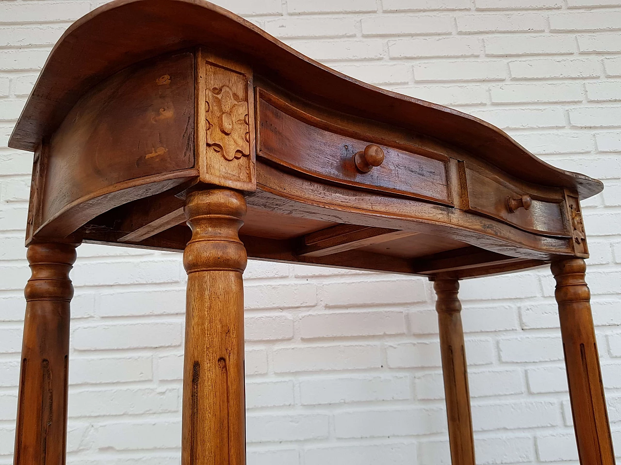 Side table, danish design, 50s, teak wood, drawers 1064979