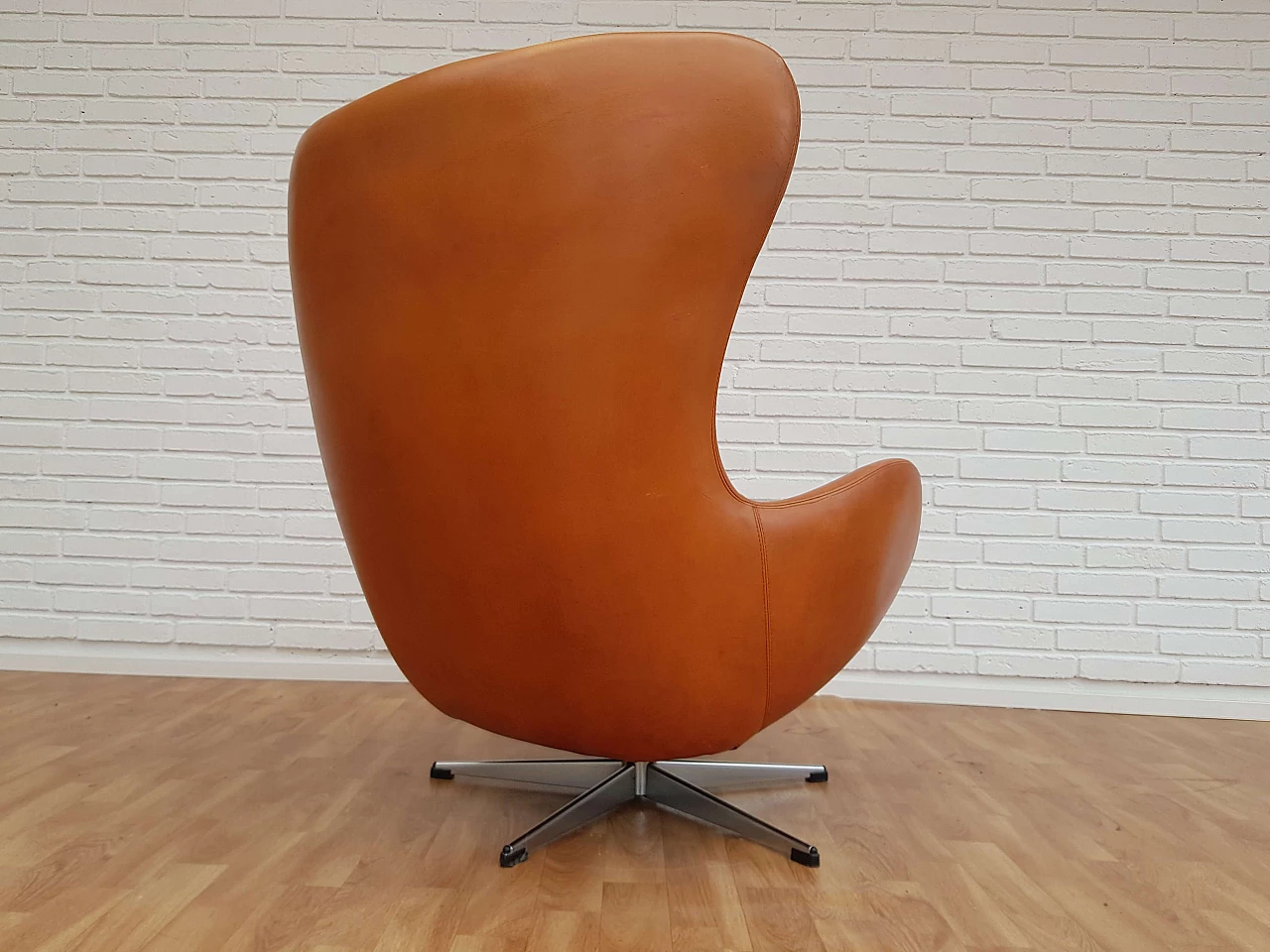 Danish lounge chair, Henry Walter Klein for Bramin, 70s, renewed leather 1065064
