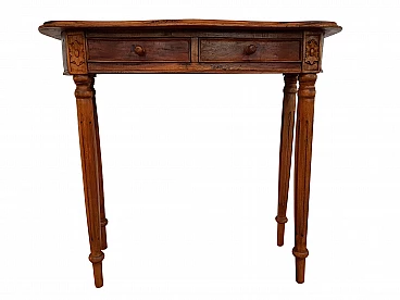 Side table, danish design, 50s, teak wood, drawers