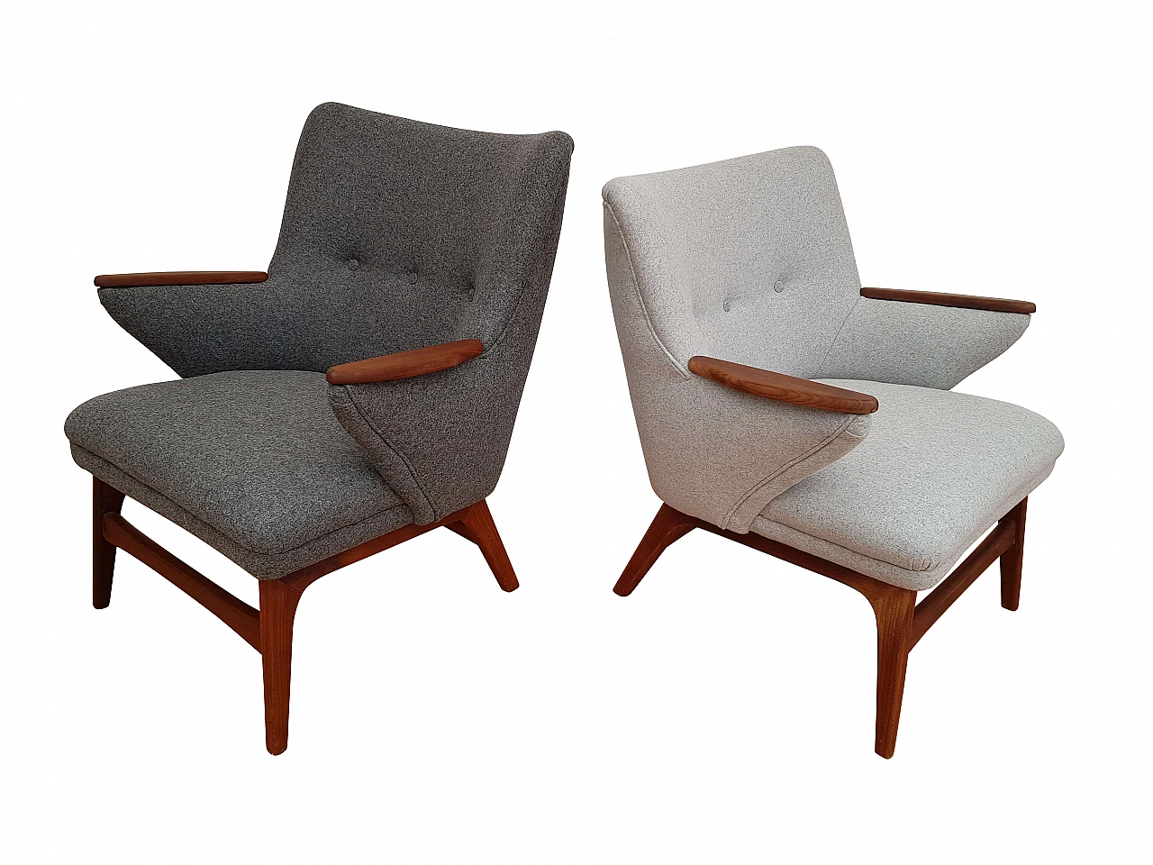 Danish design armchairs, 60s, completely restored 1065329
