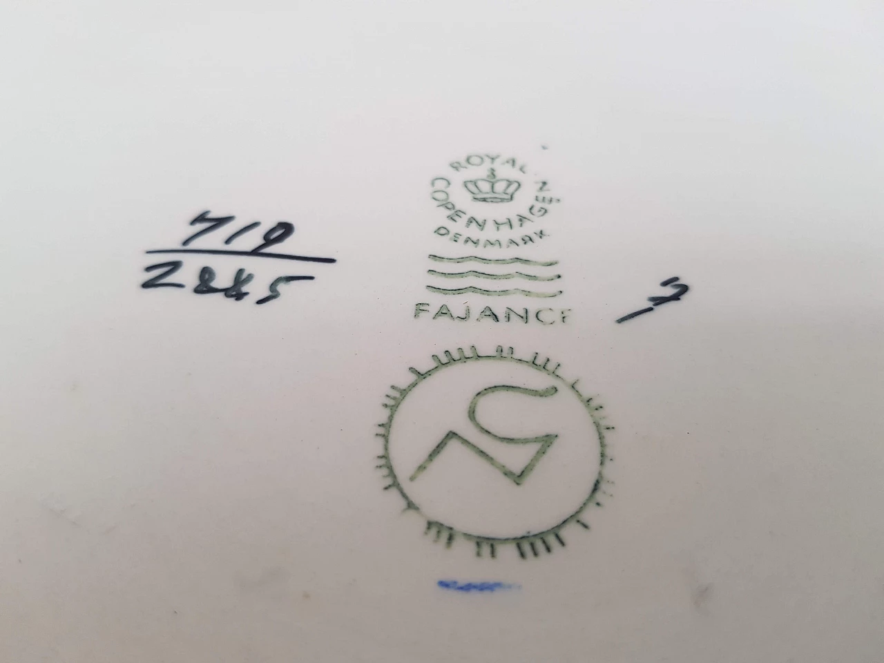 Coppia di piatti in porcellana danese, Royal Copenhagen, anni '70 1065626