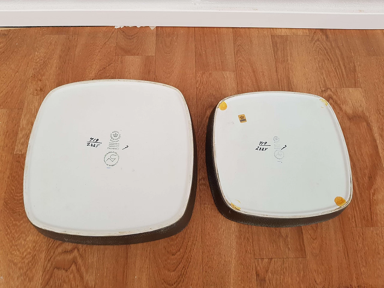 Coppia di piatti in porcellana danese, Royal Copenhagen, anni '70 1065627