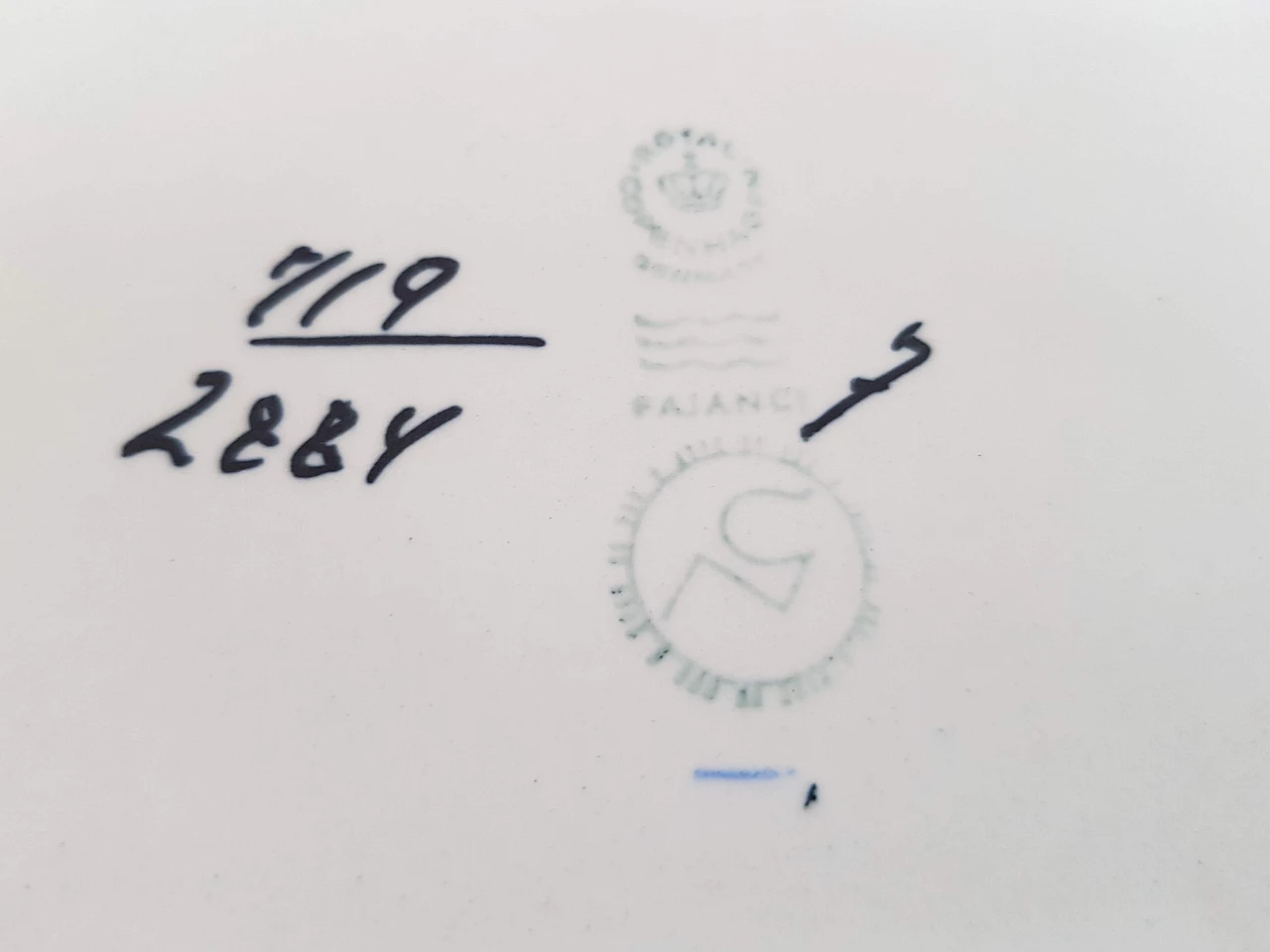 Coppia di piatti in porcellana danese, Royal Copenhagen, anni '70 1065629