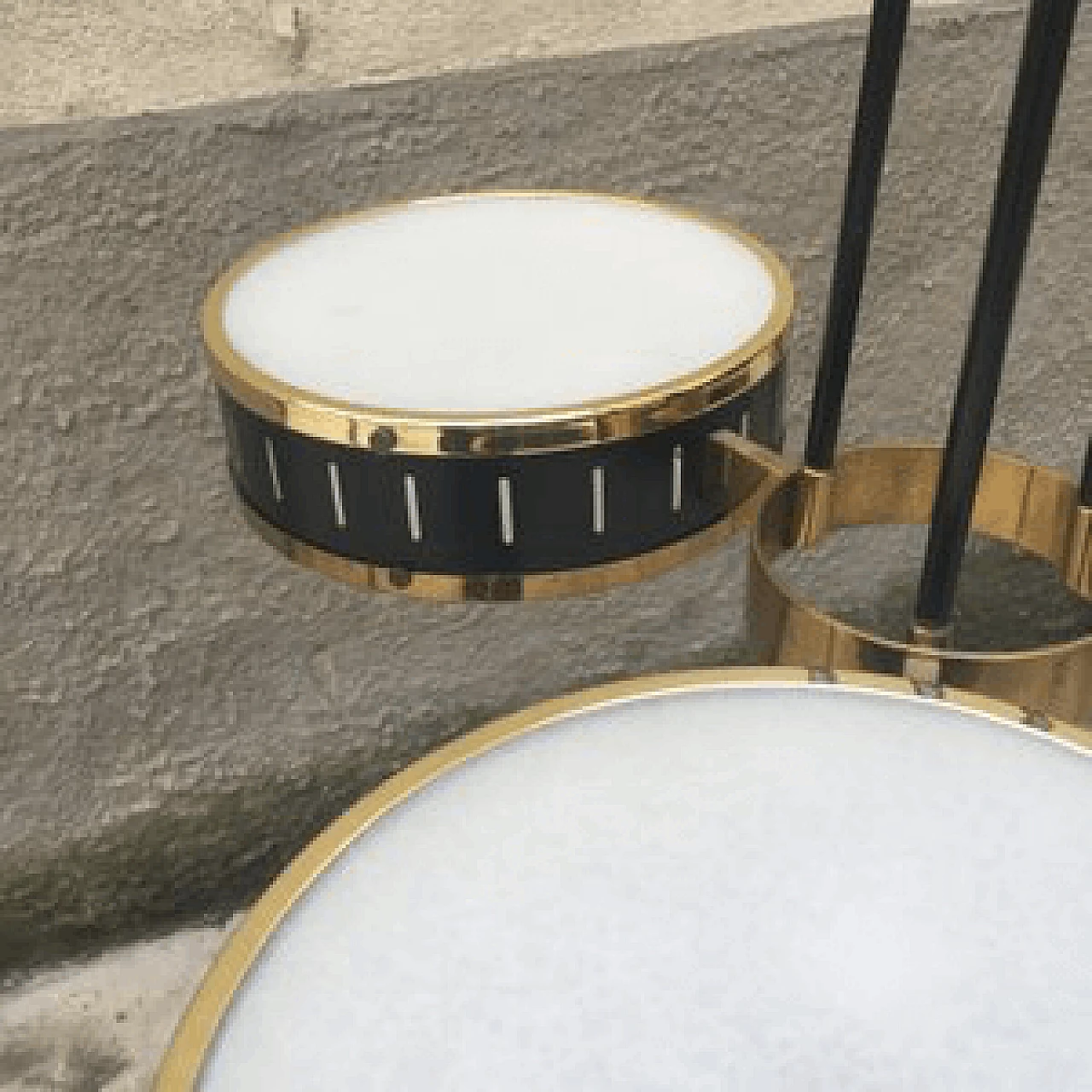 3 lights chandelier, Italy, Stilnovo, 1950s 1065949