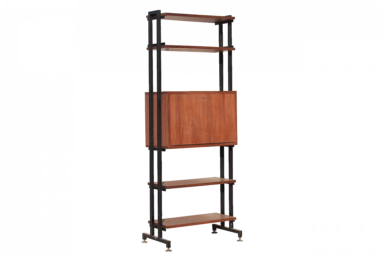 Scaffale vintage in stile scandinavo, anni '60 1066087