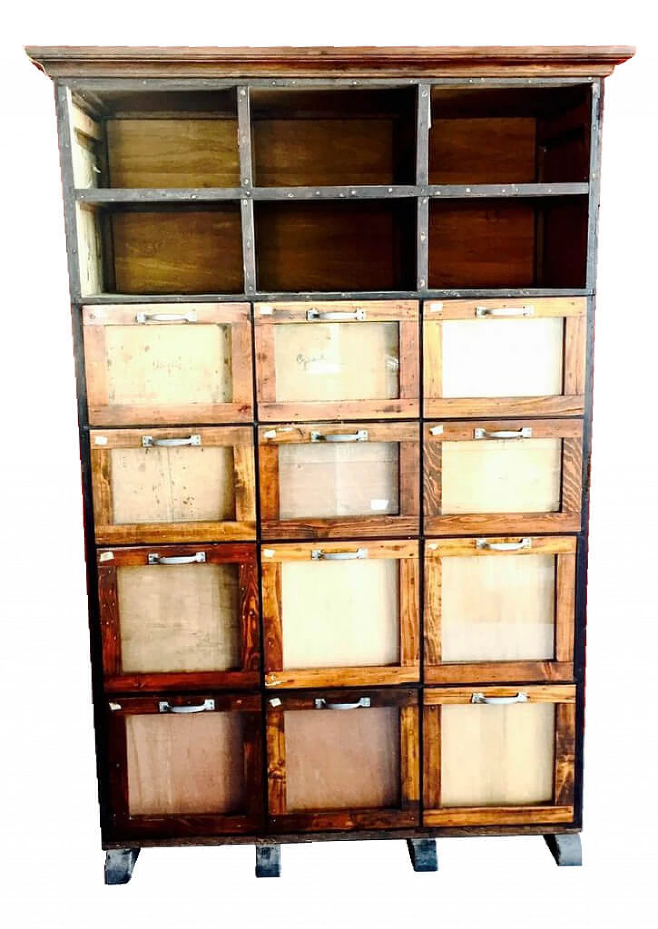 Cassettiera pastaia in legno, primi '900 1066325