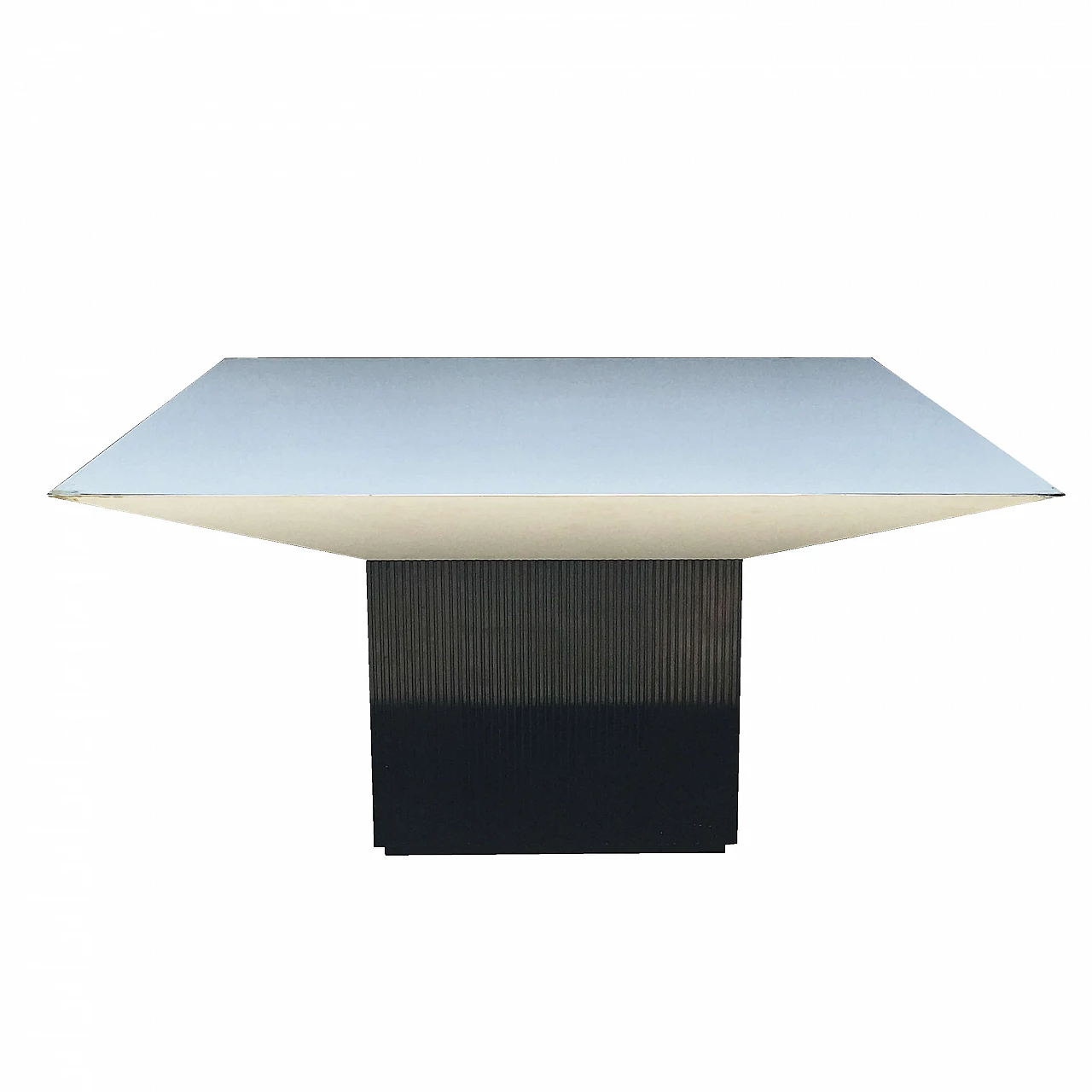 Very rare Park Avenue squared table by Sergio Asti for Knoll, Italy, 70s 1066606