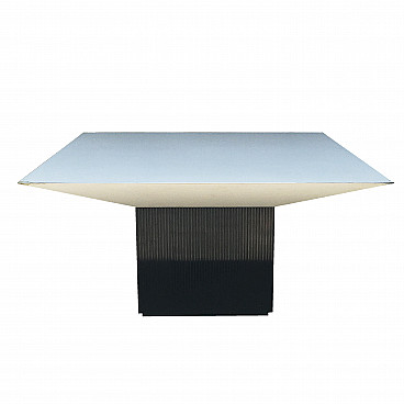 Very rare Park Avenue squared table by Sergio Asti for Knoll, Italy, 70s