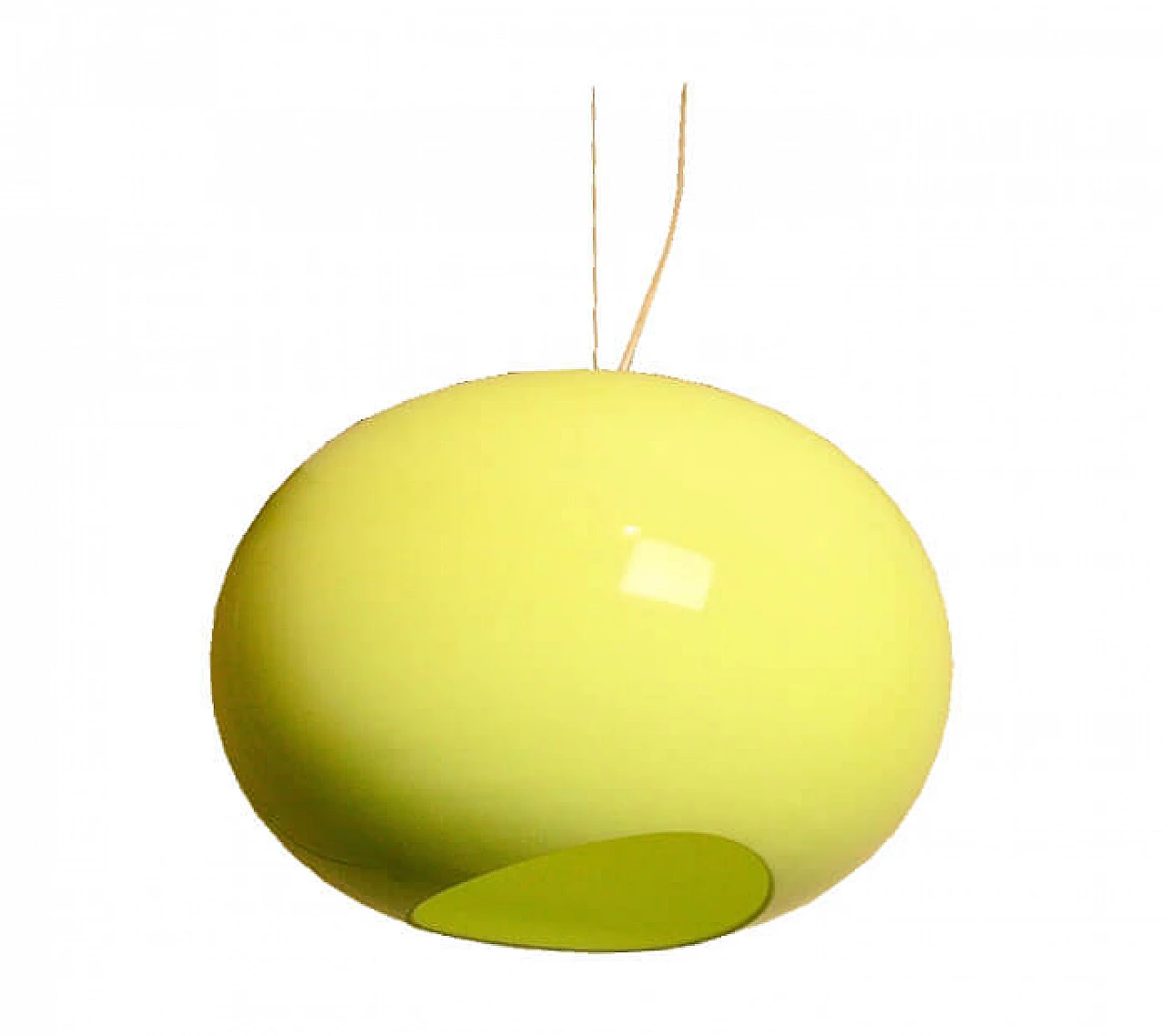 Apple green Murano glass chandelier, 1990s 1066788