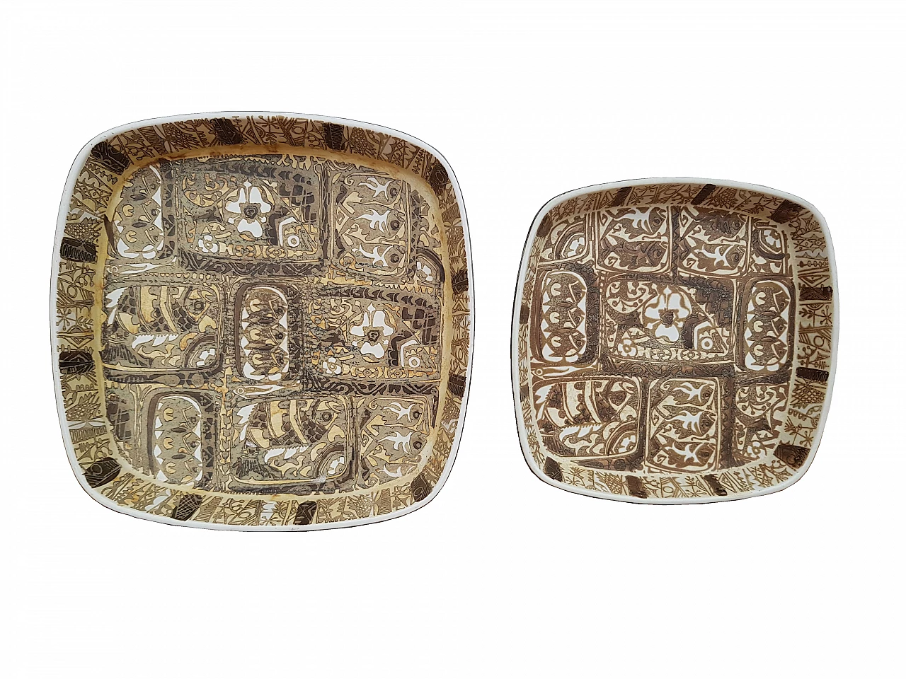 Coppia di piatti in porcellana danese, Royal Copenhagen, anni '70 1066793