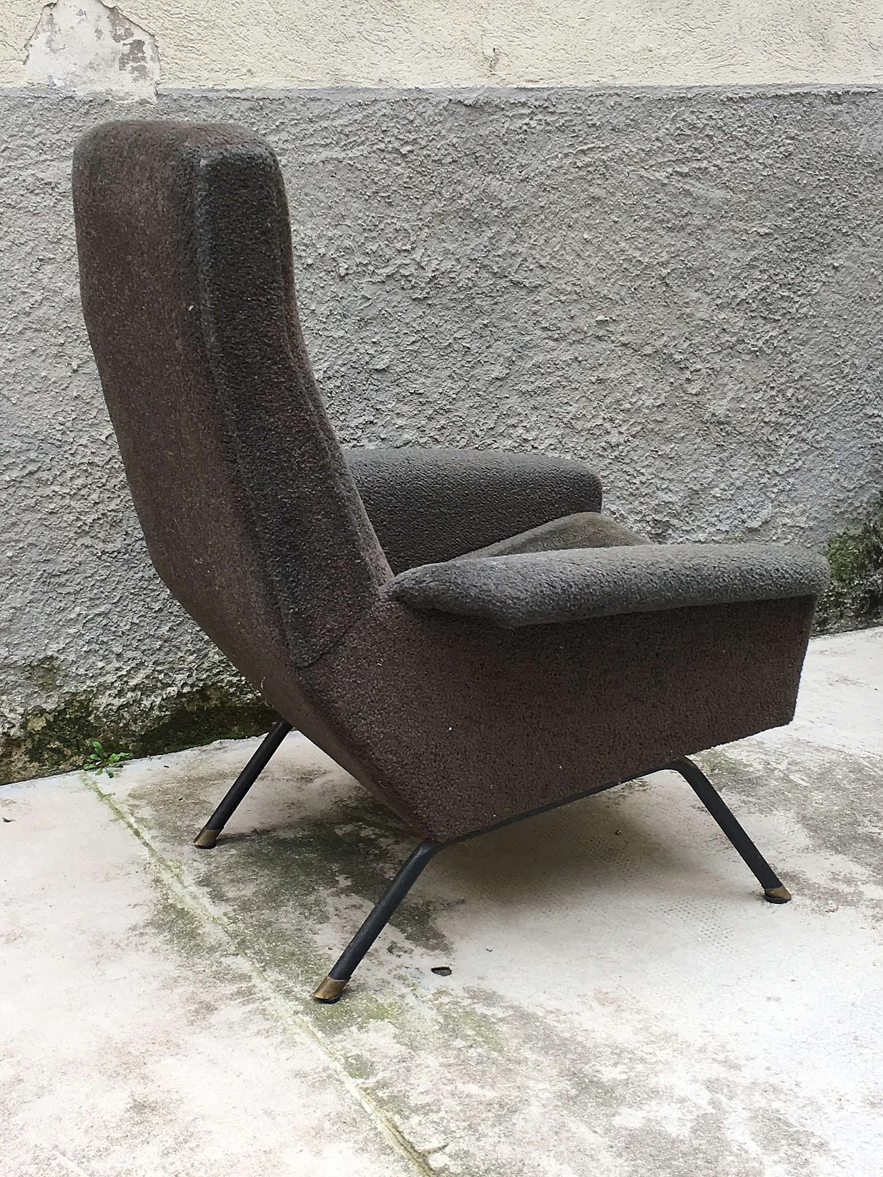 Pair Italian armchairs attributed to Nino Zoncada, 50's 1066945