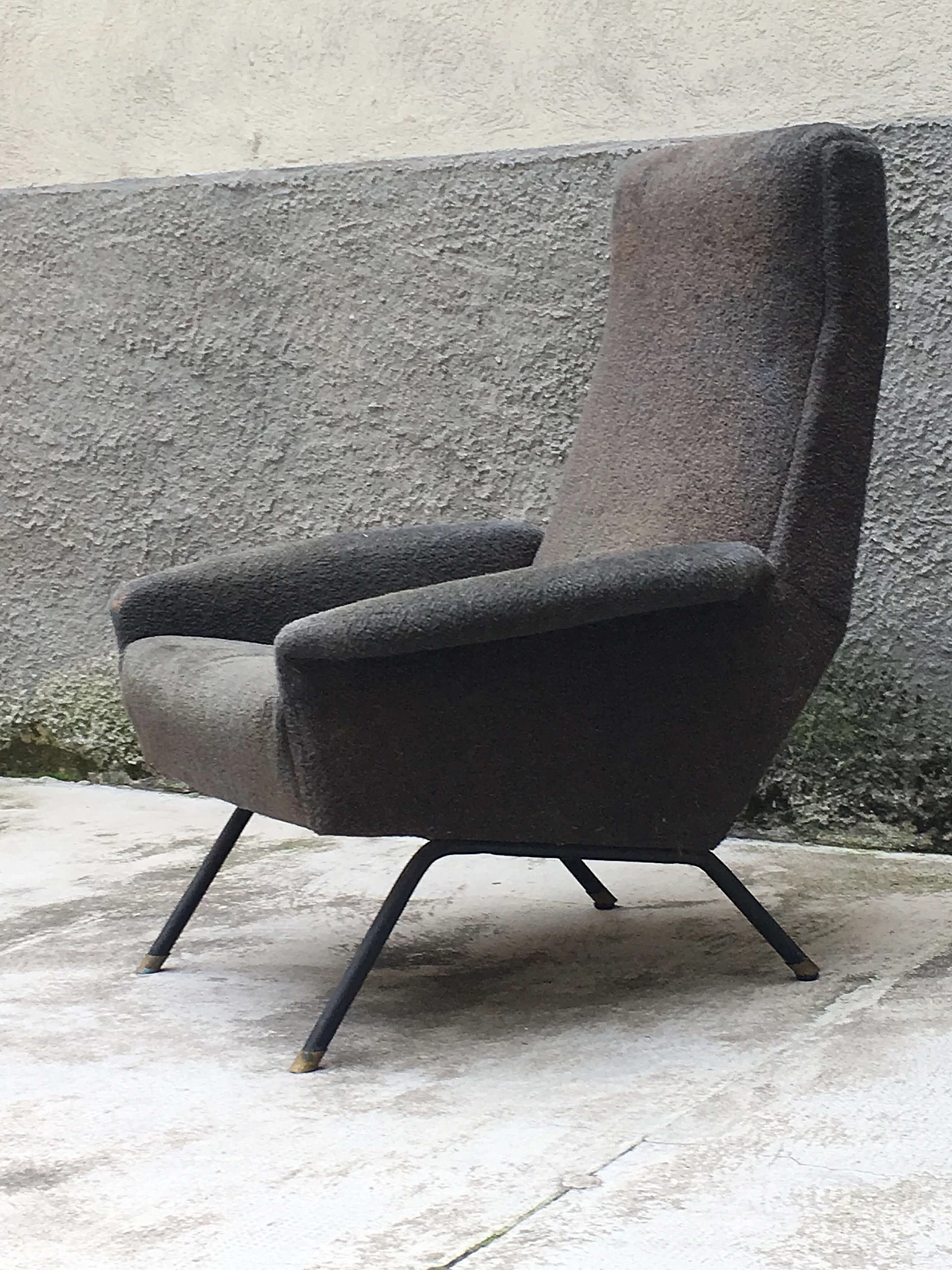 Pair Italian armchairs attributed to Nino Zoncada, 50's 1066946