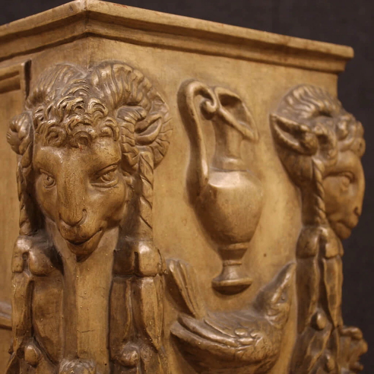 Italian terracotta column in Louis XVI style 1066960