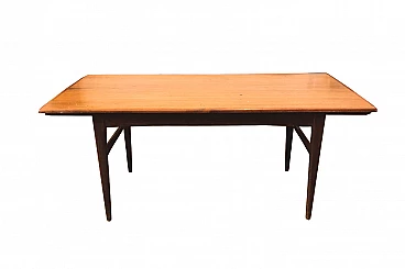 Tavolo danese trasformabile, anni '60