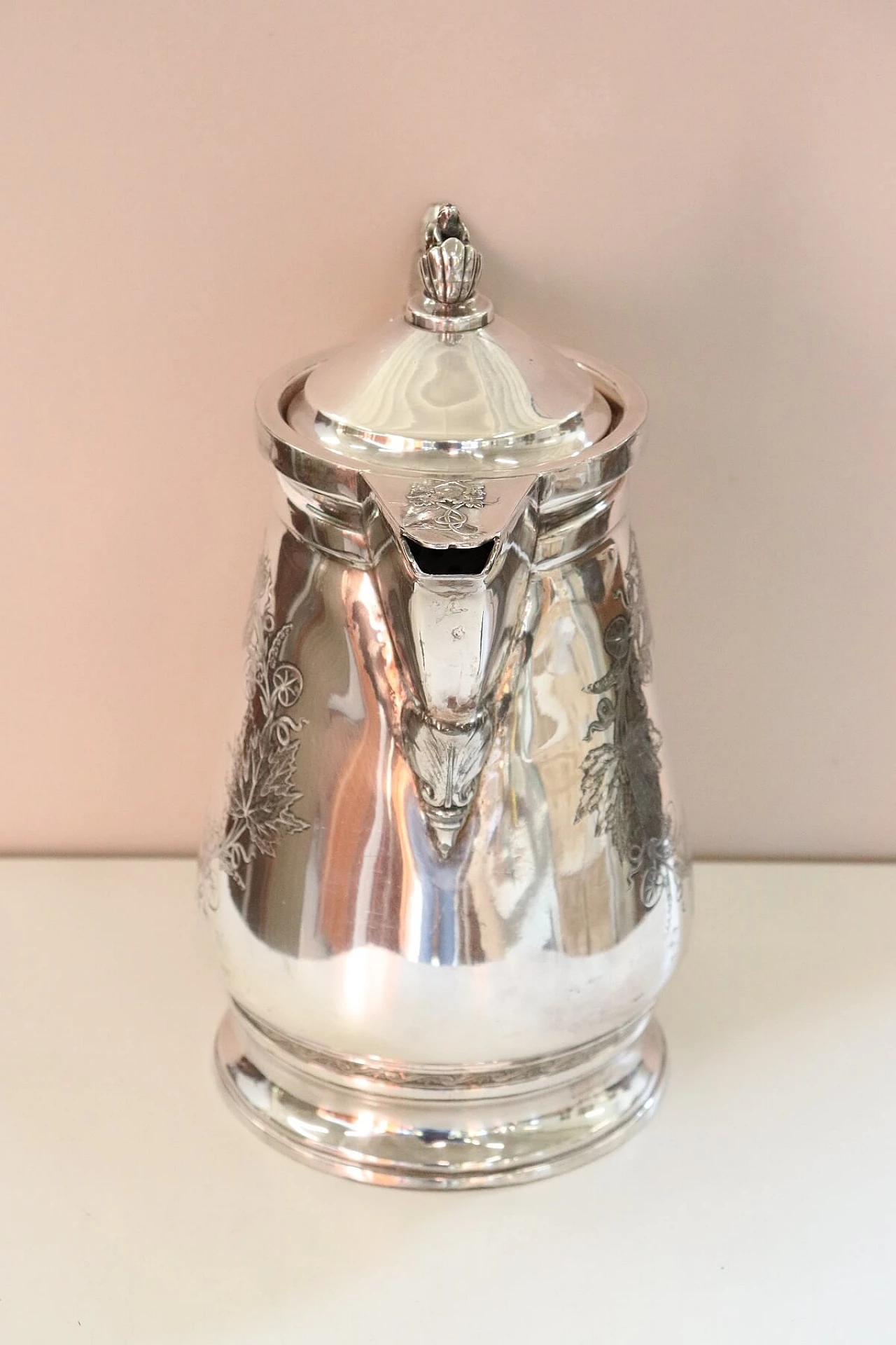 Antique silver plated pitcher by Wilcox, 1868 1067050
