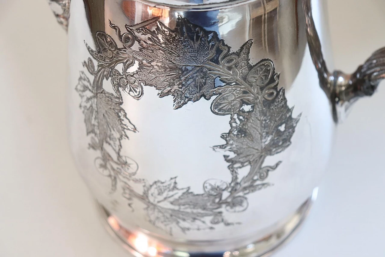 Antique silver plated pitcher by Wilcox, 1868 1067054