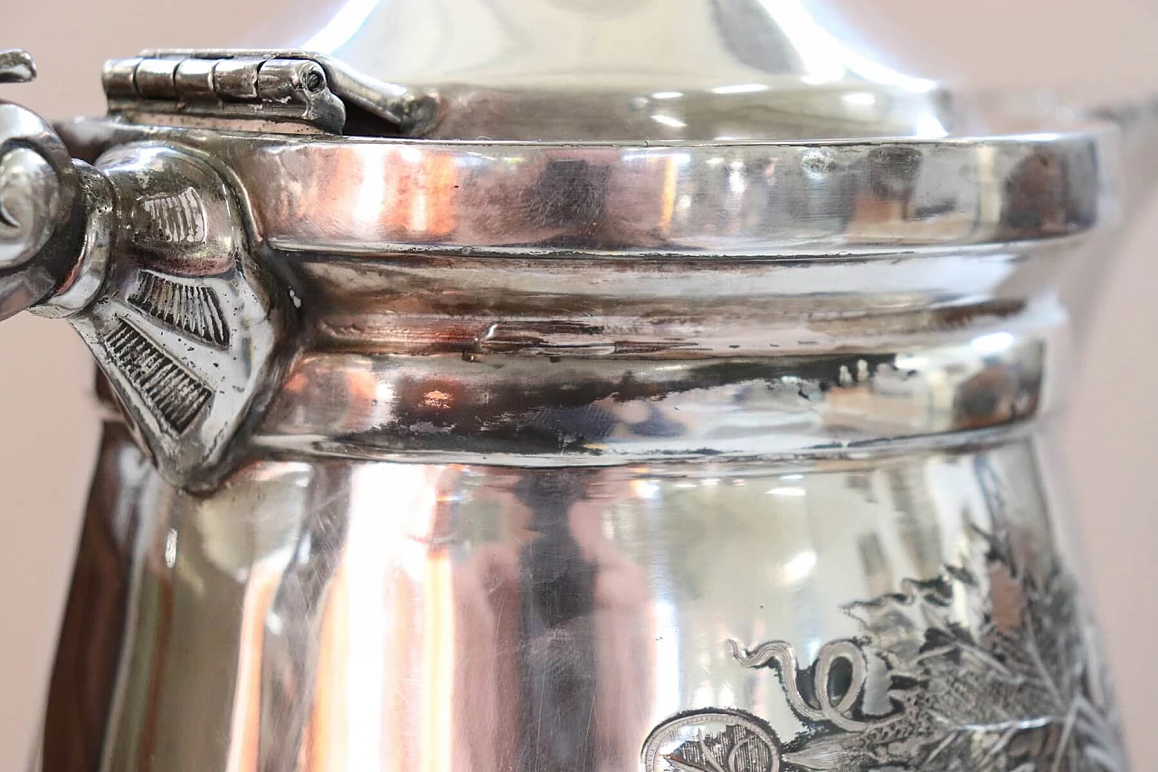 Antique silver plated pitcher by Wilcox, 1868 1067057